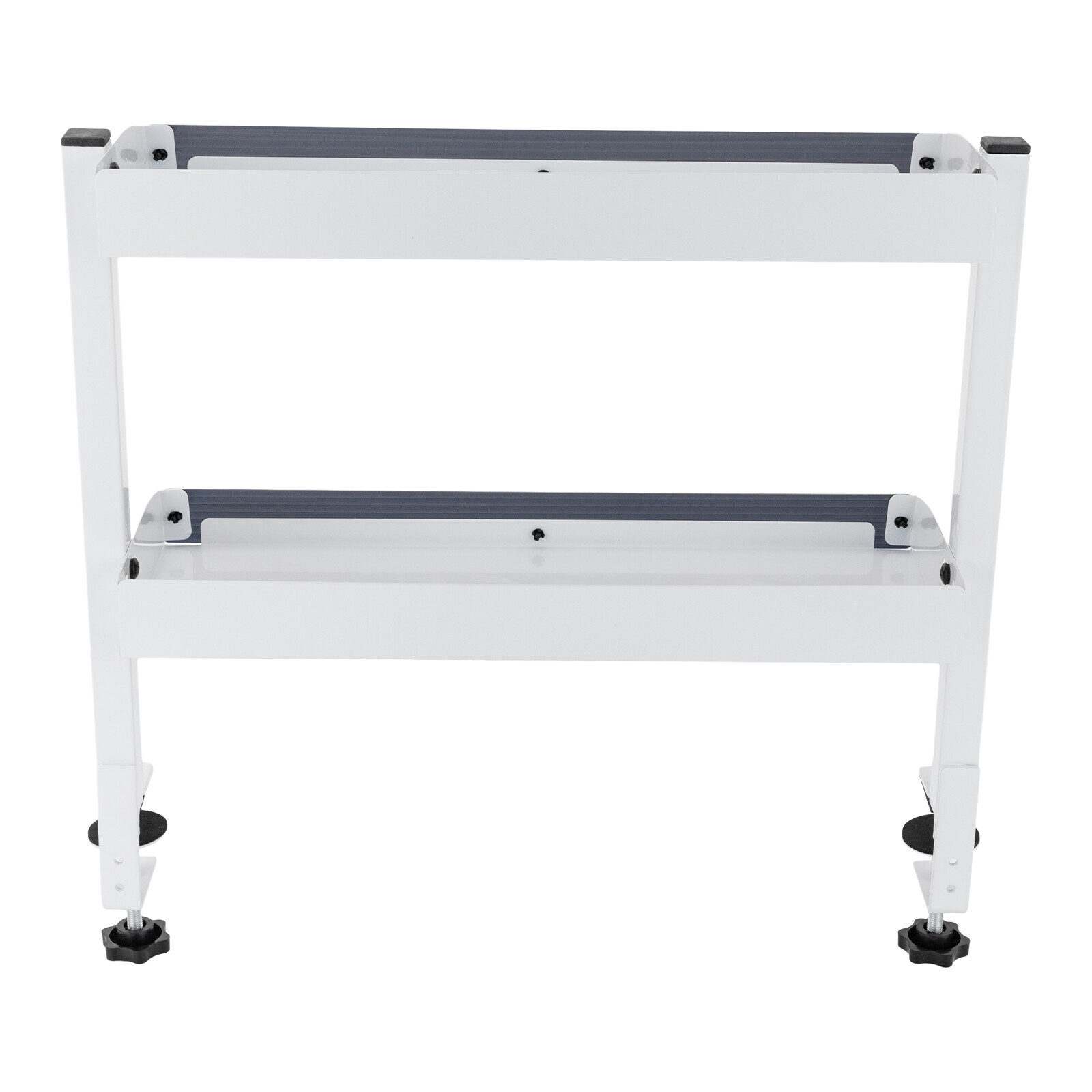 Desk Organizer Shelf, Clamp-on Desk Storage Shelves Desktop or Under-Desk