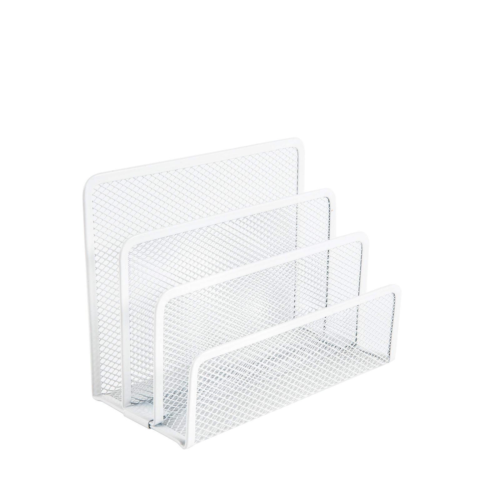 VANRA Metal Letter Tray Letter Rack with 3 Compartments Desk Organiser Newspa…