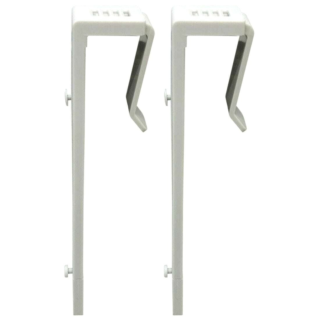 Bostitch Konnect Rail Hanger Cubicle Hangers Adjustable from 2″ -3 1/2″ 2/pack