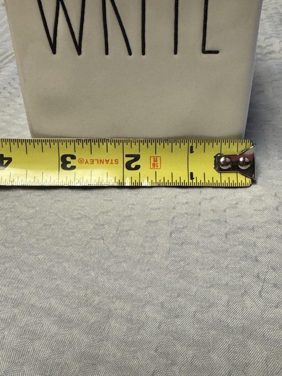 Rae Dunn Magenta WRITE Pen Pencil Holder Vintage Charm Shabby Chic Discontinued