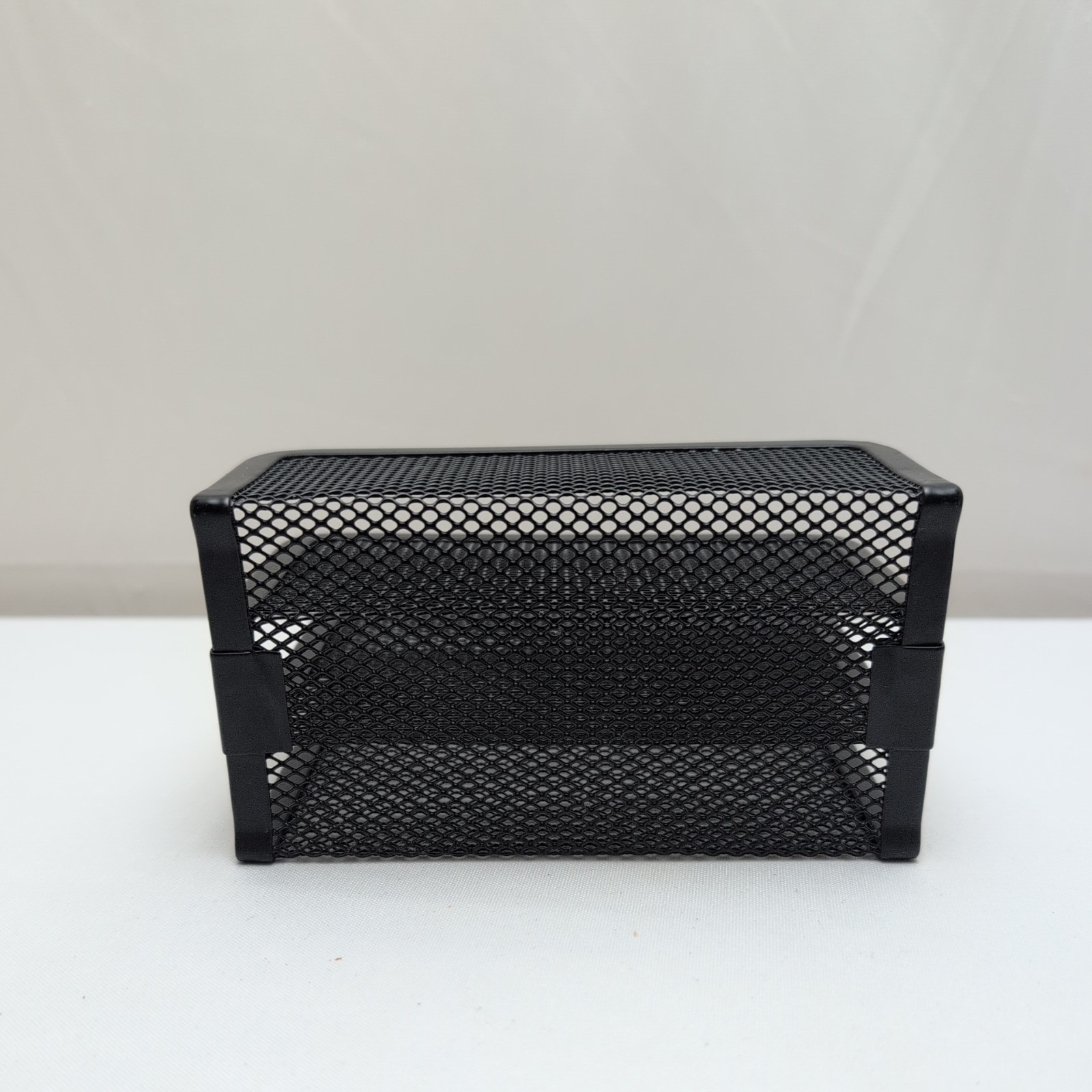 4 Compartment Wire Mesh Letter Holder Matte Black Perfect