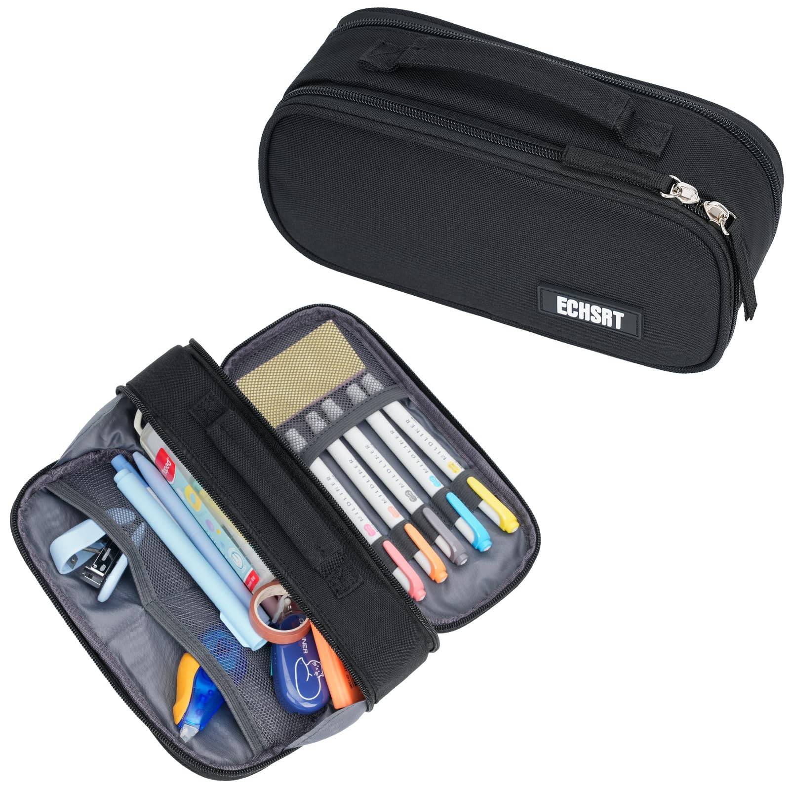 Tactical Pencil Case for Boy, Extra Large Capacity Camo Pencil Pouch for Men …