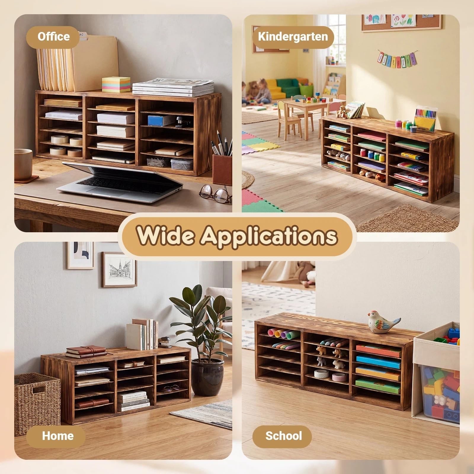No Assembly Classroom Mailboxes Wooden Teacher Student Mailboxes for Classroo…