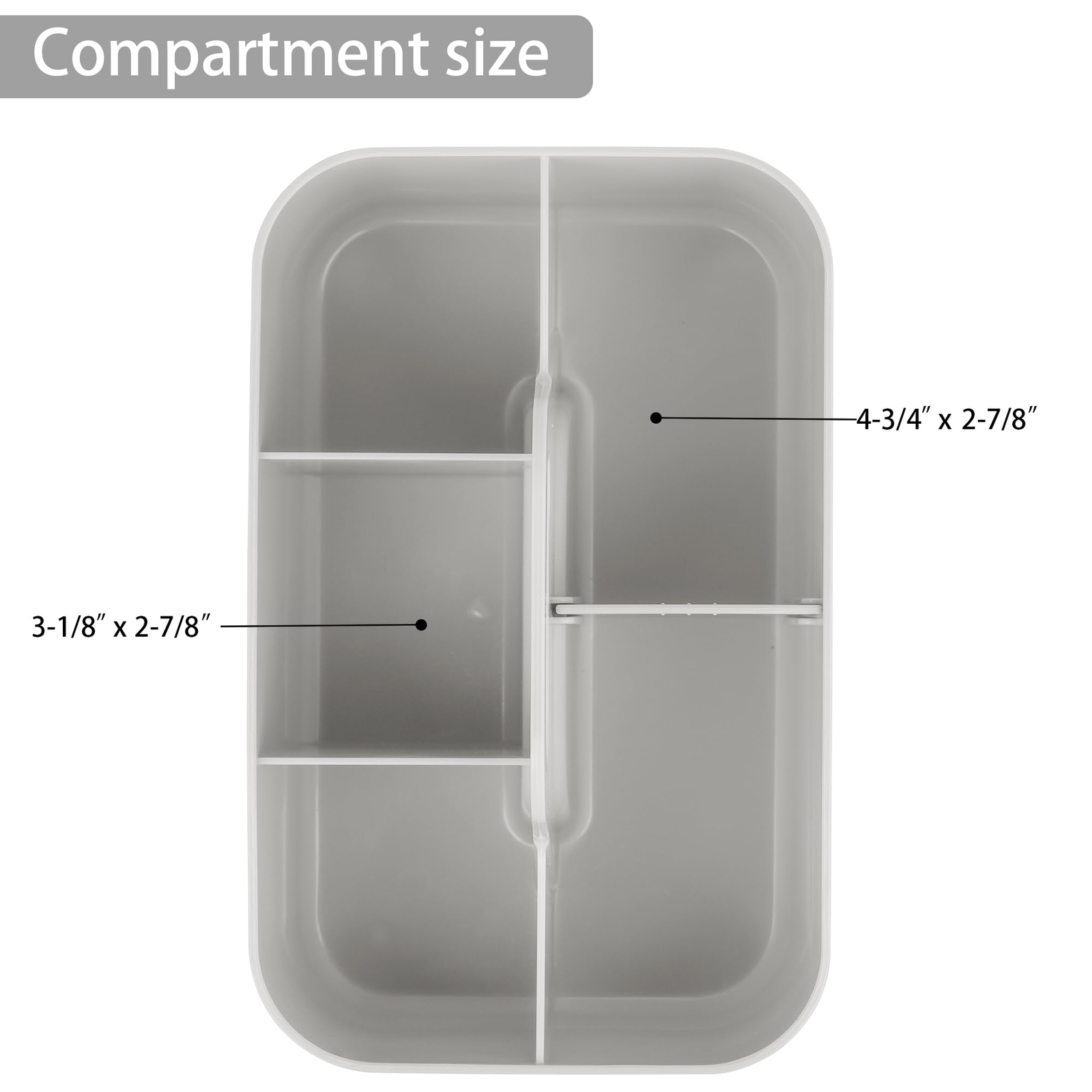 2 Pack Caddy With Handle Portable Plastic Caddy Storage For Cleaning Bath Makeup