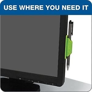 10 Pack Pen Pal Pen Holders, Black Only, Adhesive and Removeable