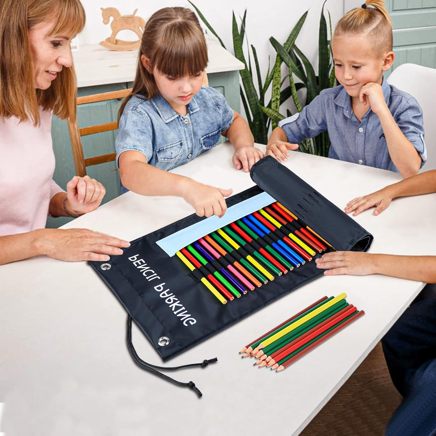2-Pack Pencil Parking for Classroom, Pencil Holder for Desk Organizer