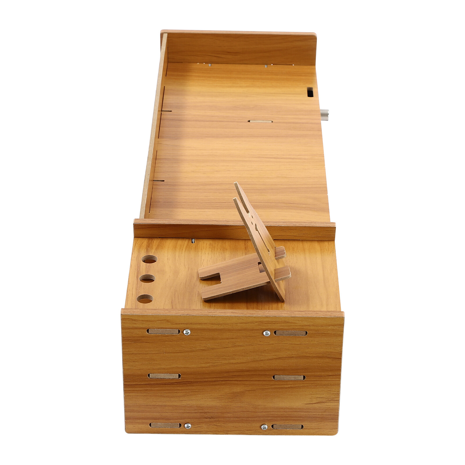 Multifunctional Monitor Stand Riser with Drawer, Storage Compartments, MDF
