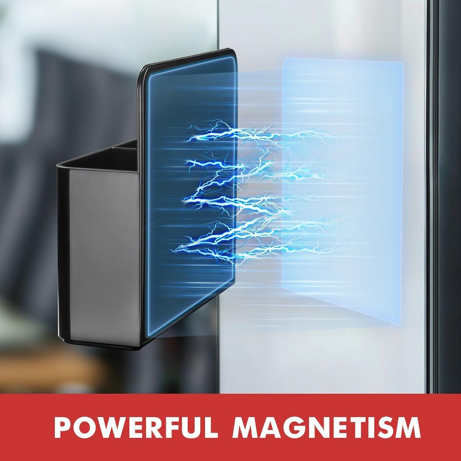 Elegant Magnetic Pen Caddy for Fridge – Versatile Organizer for Home & Classroom