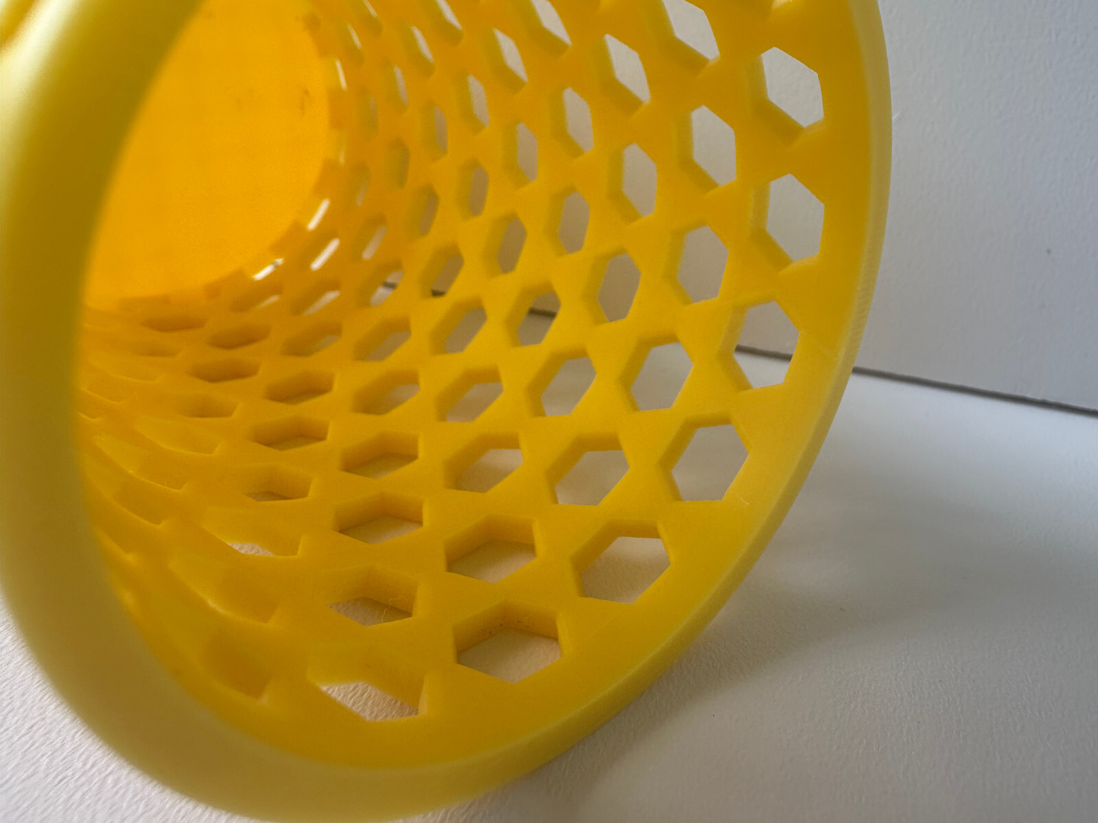 Yellow Desk Organizer – 3D-Printed Pencil & Pen Holder – Custom Design