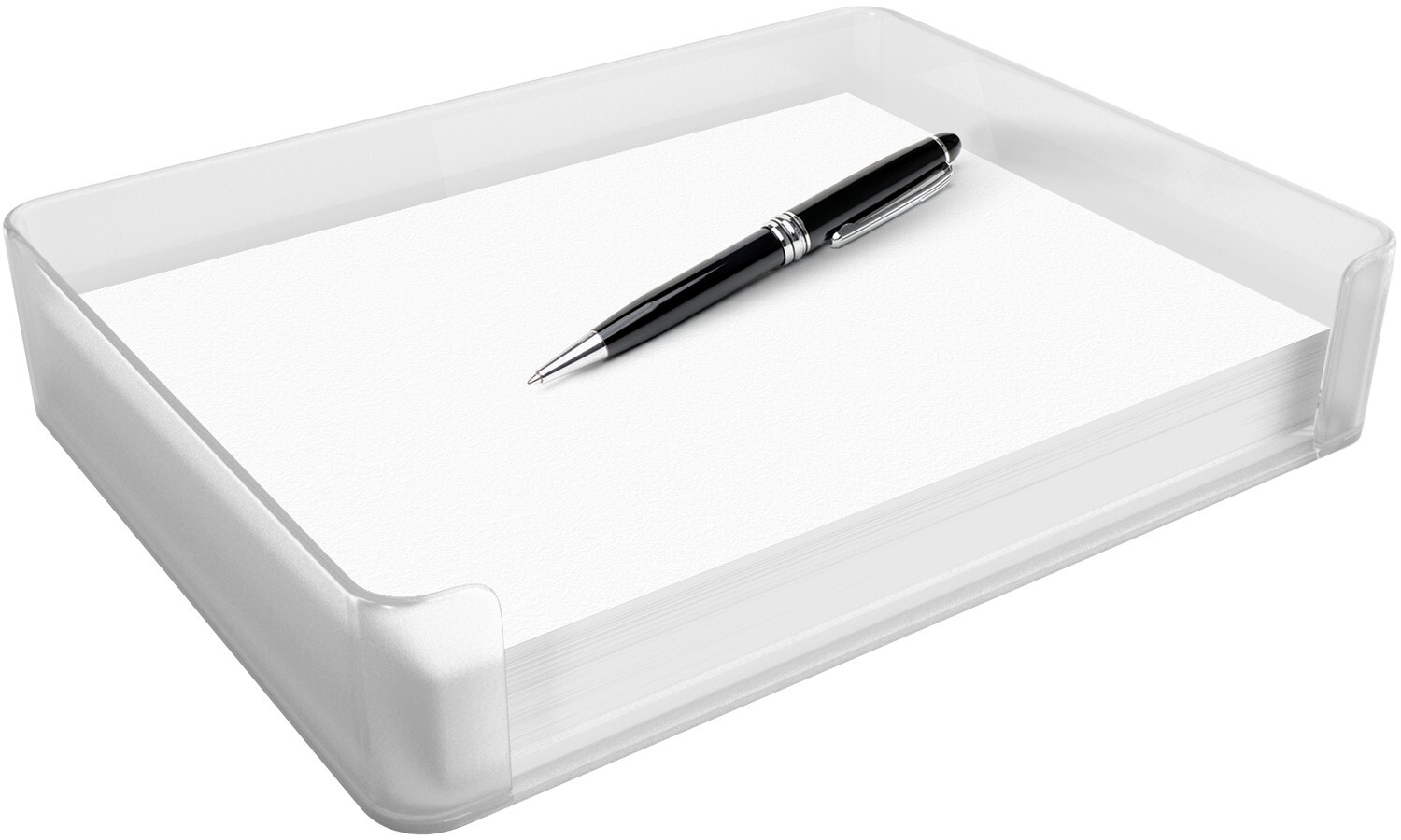Sorbus Plastic Paper Organizer, Stackable Letter Tray Desktop File Storage 1 PC