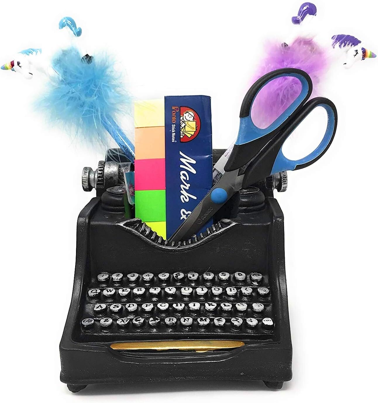 Retro Vintage Typewriter Pencil Holder for Desk/Desk Organizer-Gift for Lovers