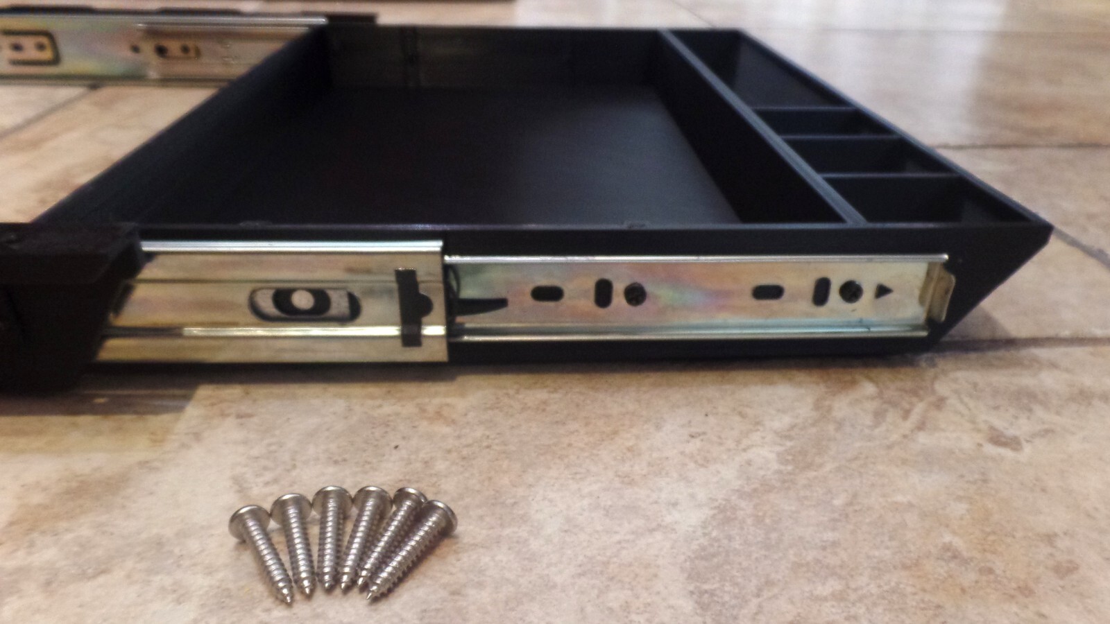 Large Under Desk Pencil Drawer with Ball bearing Guides Tray Organizer Slides