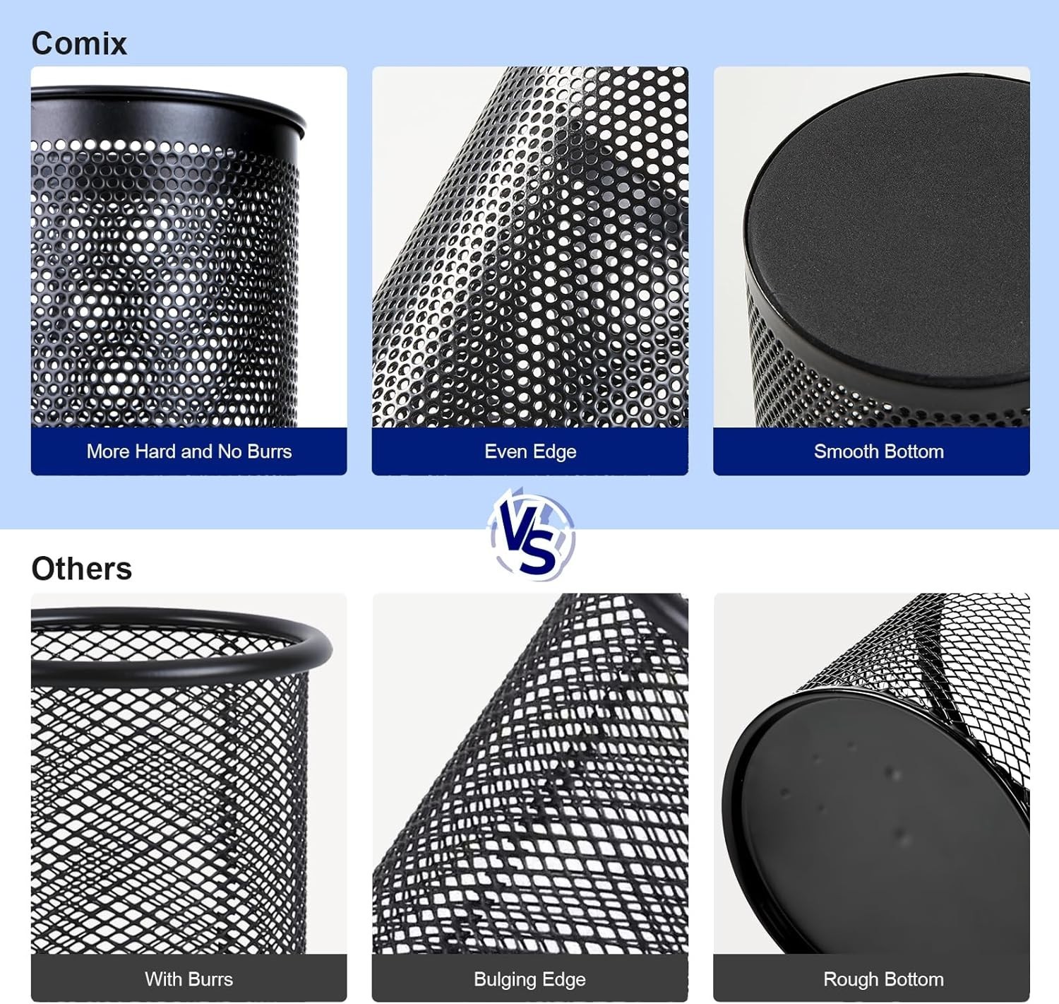 Durable Pen Holder with Non-Slip Base | Perfect for Home and Office, 1 Pack