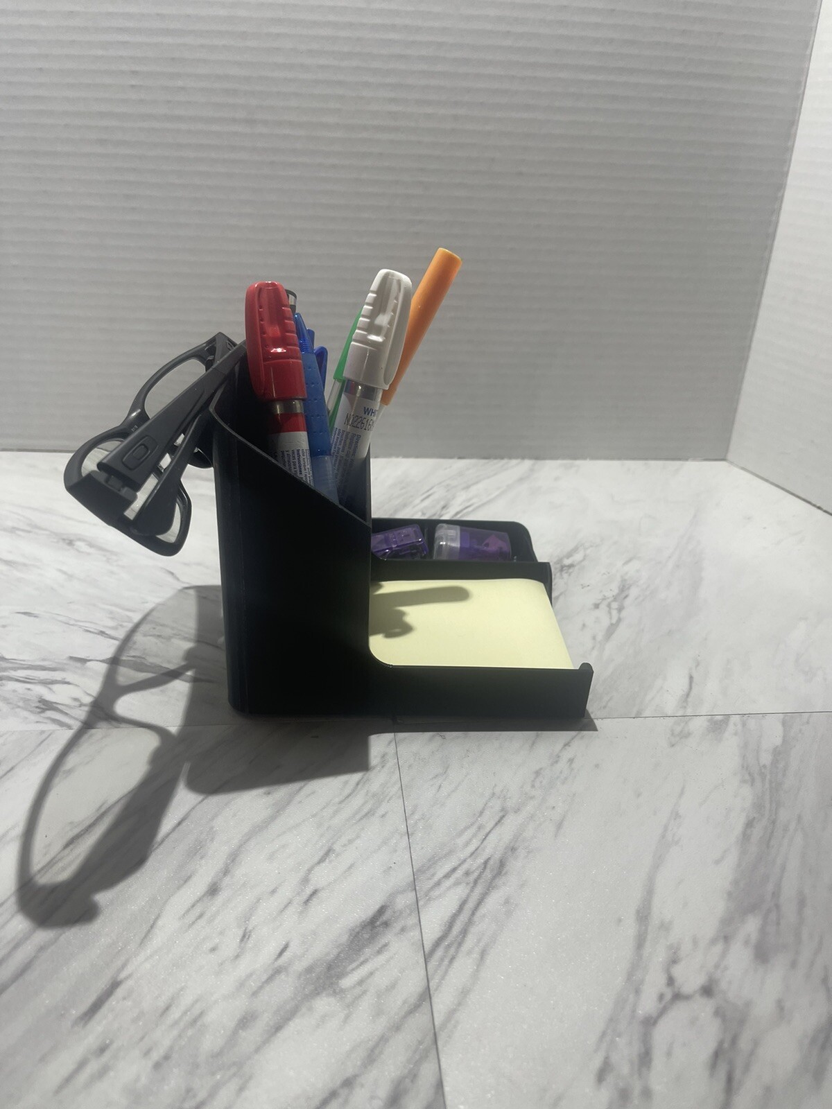 3D Printed Pen, Sticky Notes, Paper Clip Holder Etc. Desk Organizer Work Station