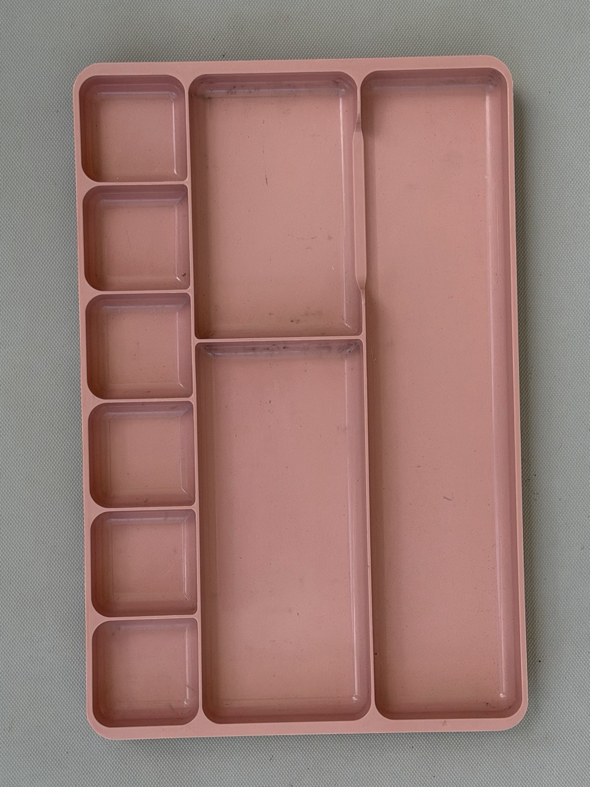 Vintage ROGERS 517 Plastic Desk Drawer Organizer Tray 14×9 PINK!