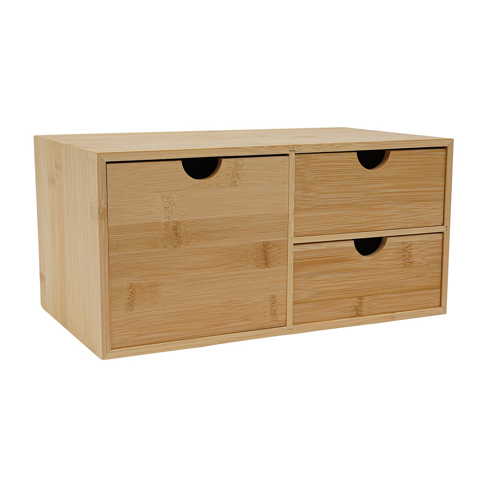Bamboo Desk Organizer Mini Bamboo Desk Drawer Tabletop Storage Organization Box