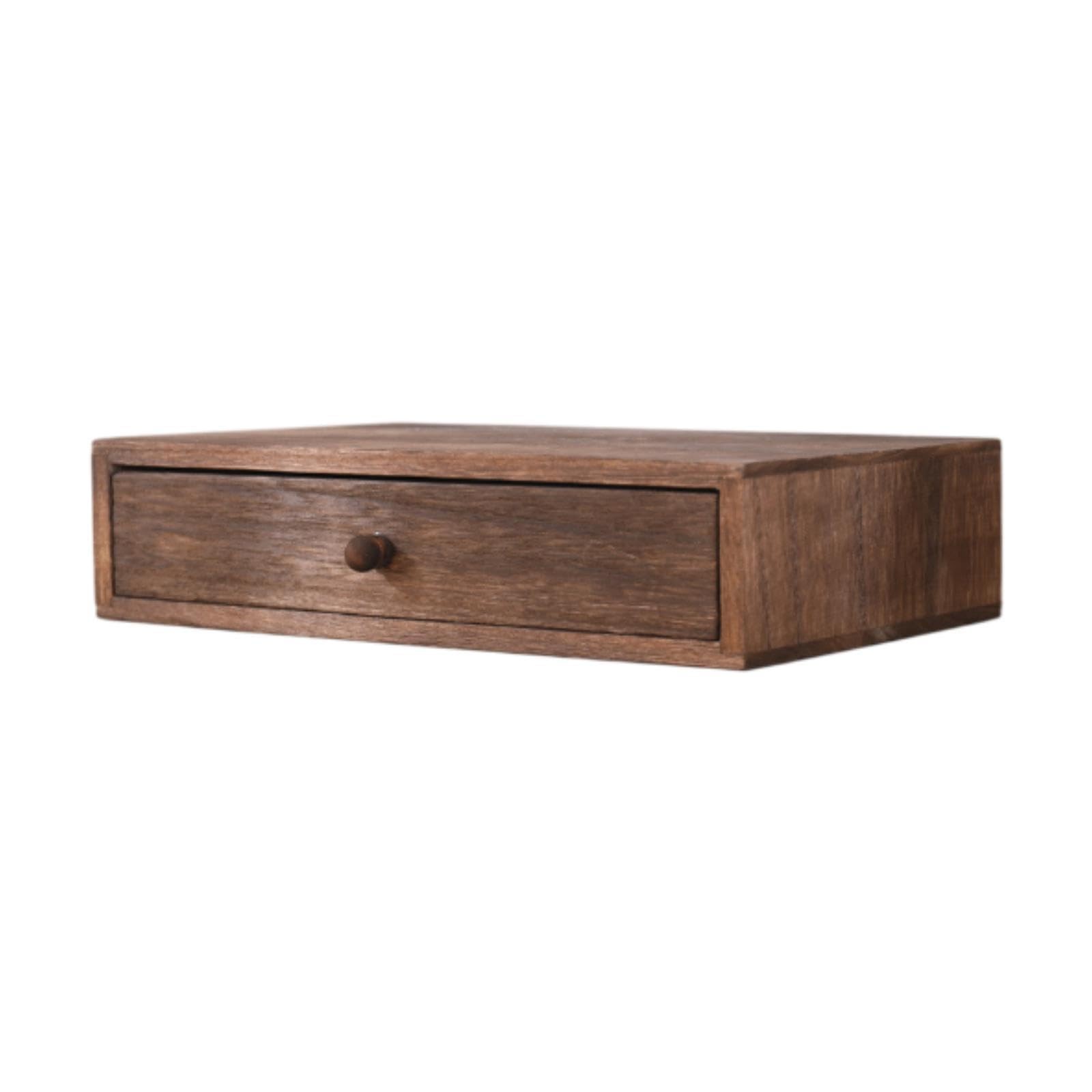 IEUDNS Wood Desktop Organizer Office Supplies 10.24inchx7.09inch, 1 drawer
