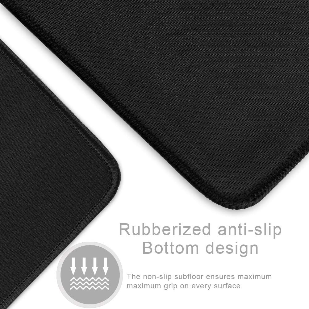 Cmhoo XXL Professional Large Mouse Pad & 35.4×15.7×0.1IN, 90×40 Black