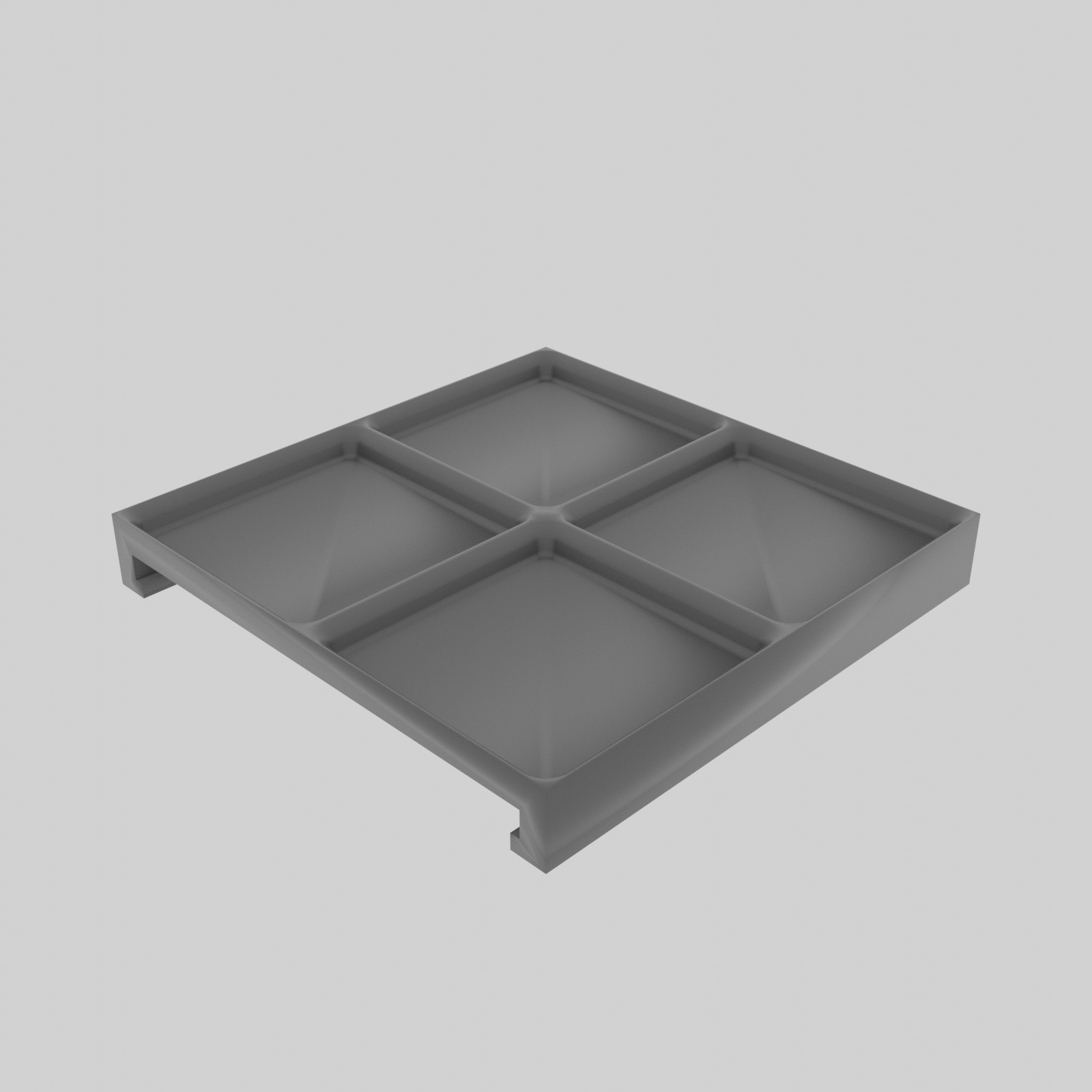 Drawers with Dividers and Gridfinity Attachment PC accessory Black PETG 3D Print