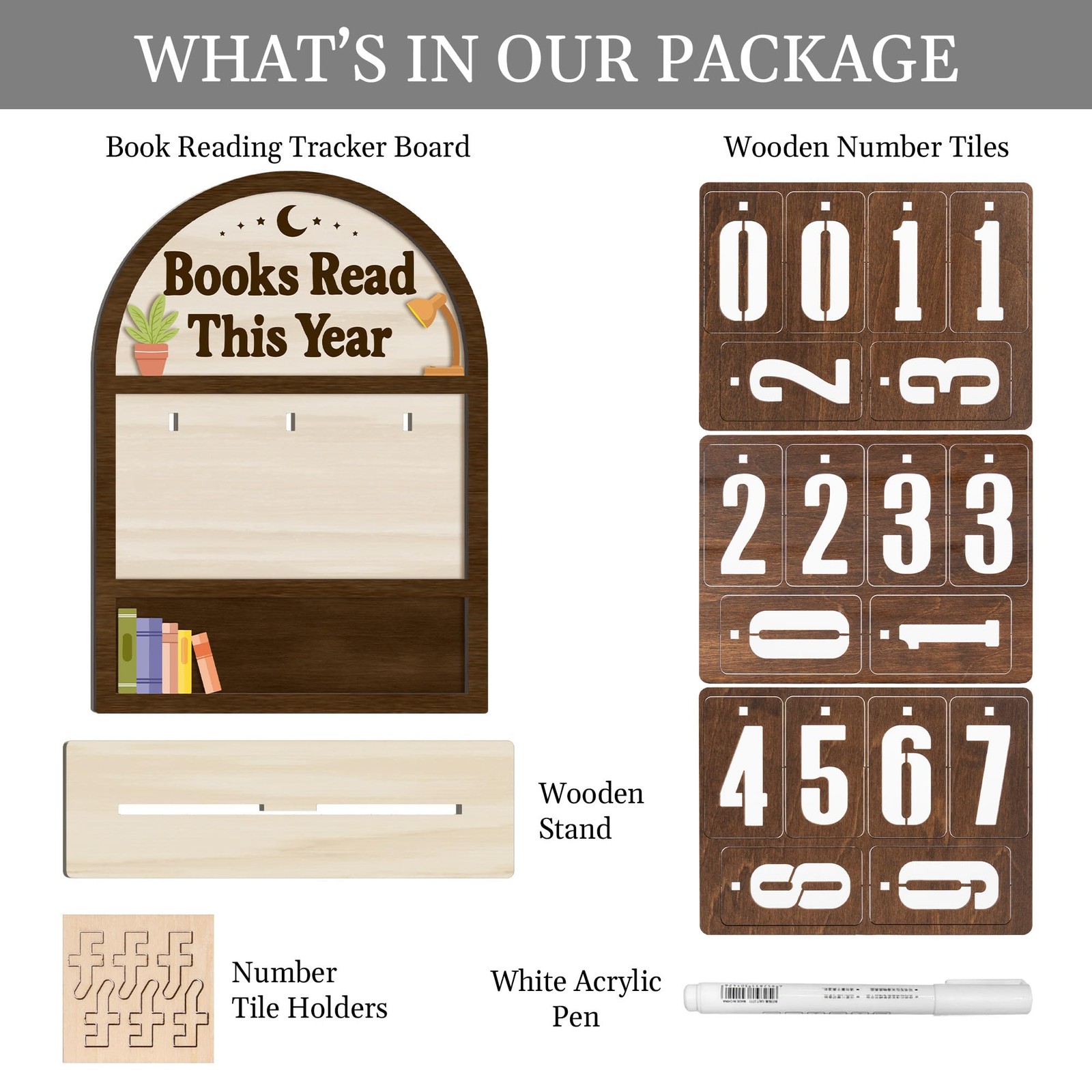 Books Read This Year Counter Valentines Day Gifts For Women Readers, Personal…