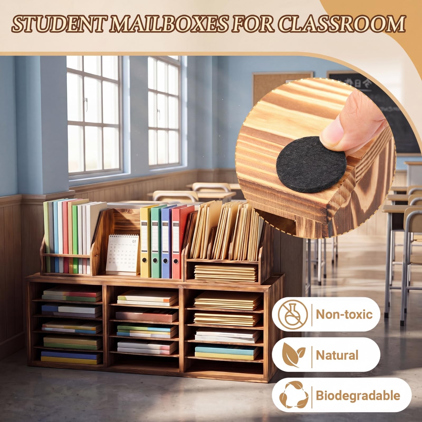No Assembly Classroom Mailboxes Wooden Teacher Student Mailboxes for Classroo…