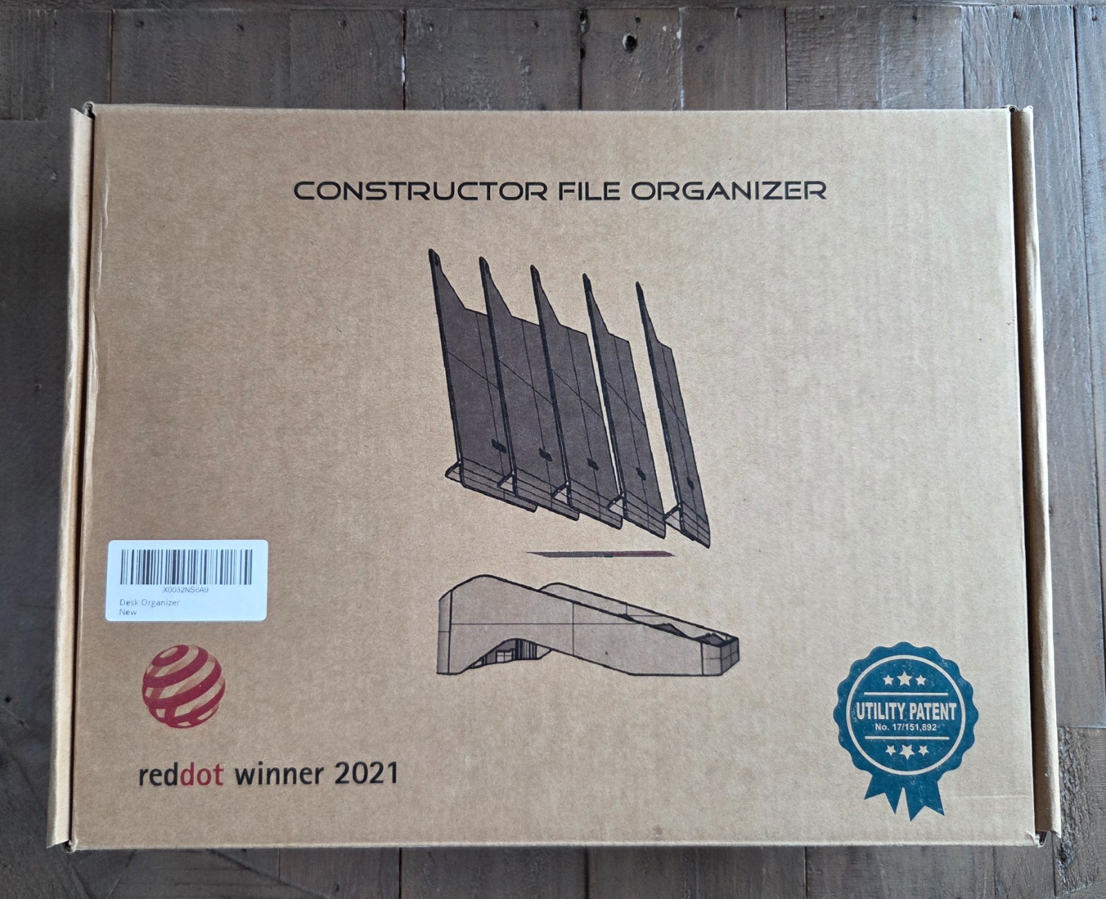 STEALTHO 5-Slot Desk & Wall File Organizer – Black Folder Holder & Paper Sorter