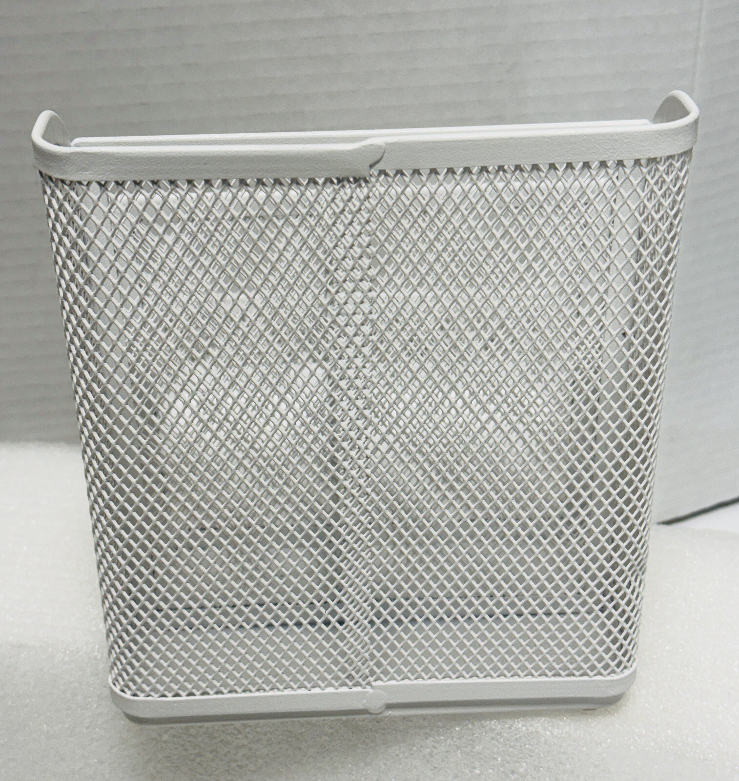 Metal Mesh Desktop Organizer Stand White Target Missing A Bumper 7x7x6