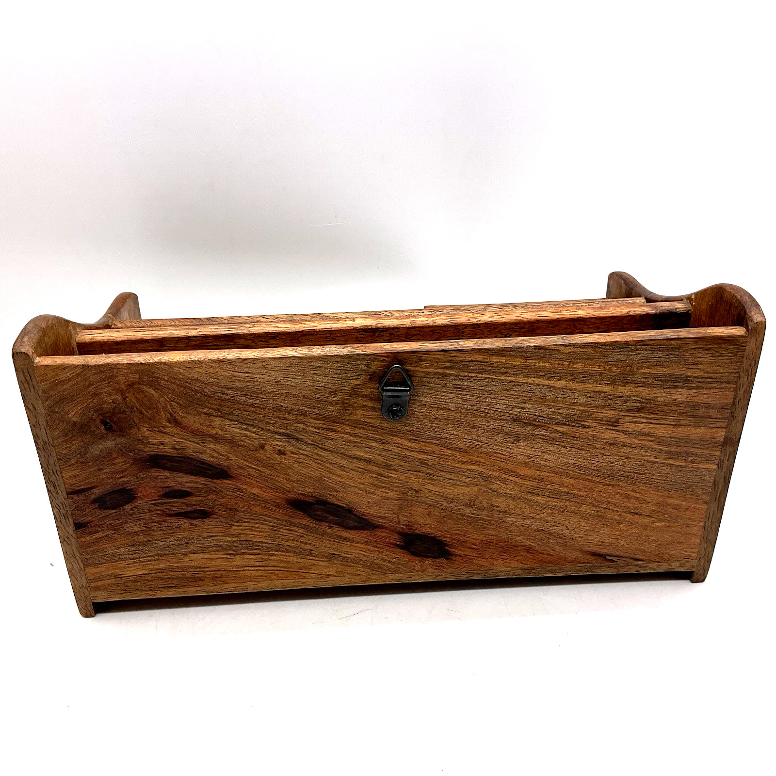Wooden Handcrafted Three Tier, Four Dividers Desk, Mail, Letter Organizer India