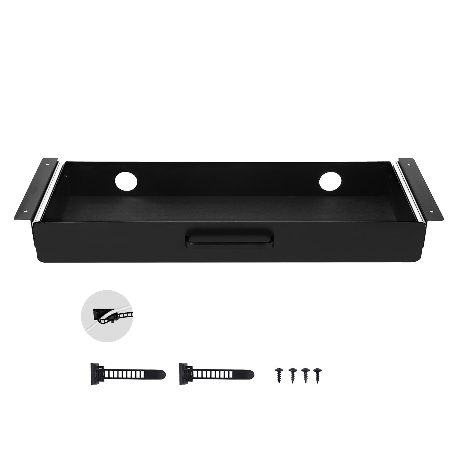 Uimoso 22 in Slide-Out Under Desk Drawer Organizer for Home and Office Use