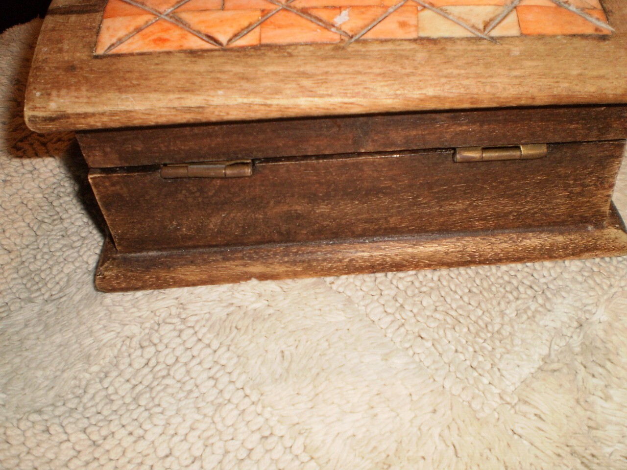 Wooden Jewelry Trinket Box 2004 market bizaar Target made in India