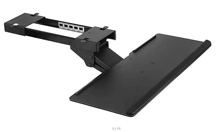 Mount-It! MI-7135 Under Desk Computer Keyboard Tray Black ** READ**