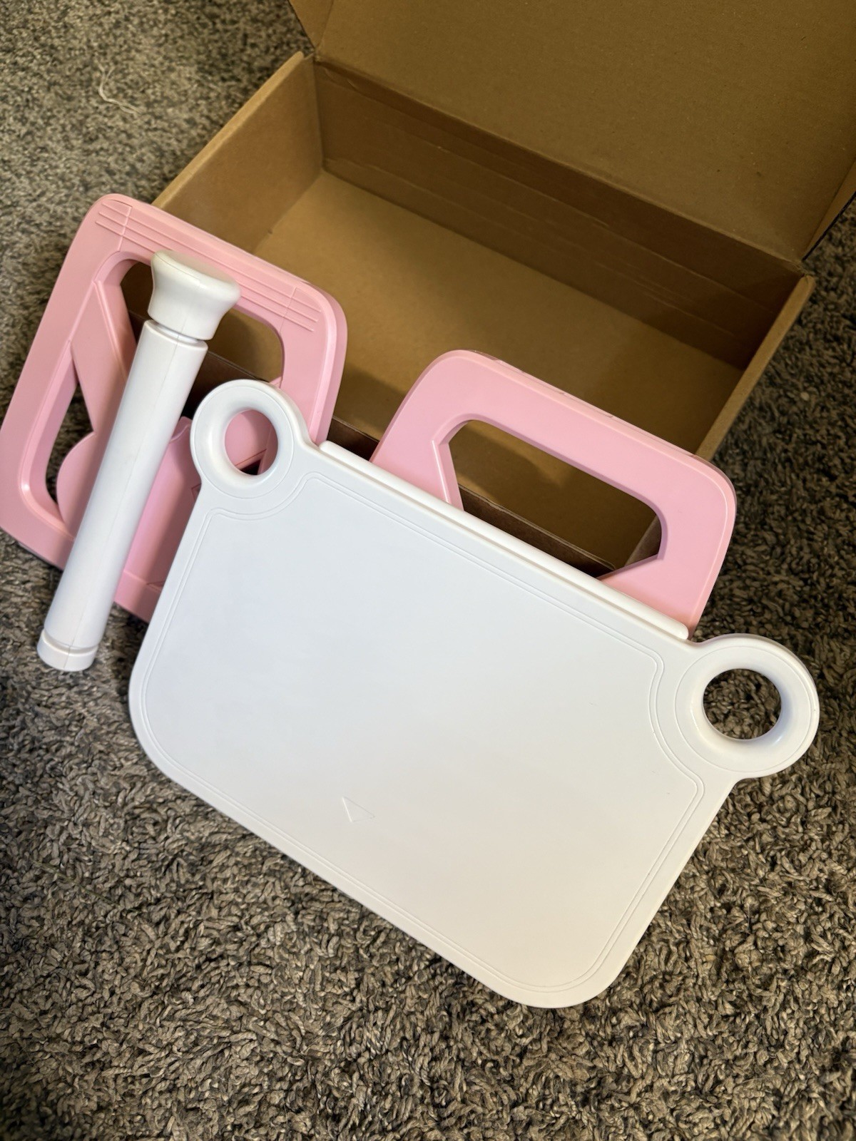 4×6 Shipping Label Printer Stand In Pink Color Acrylic
