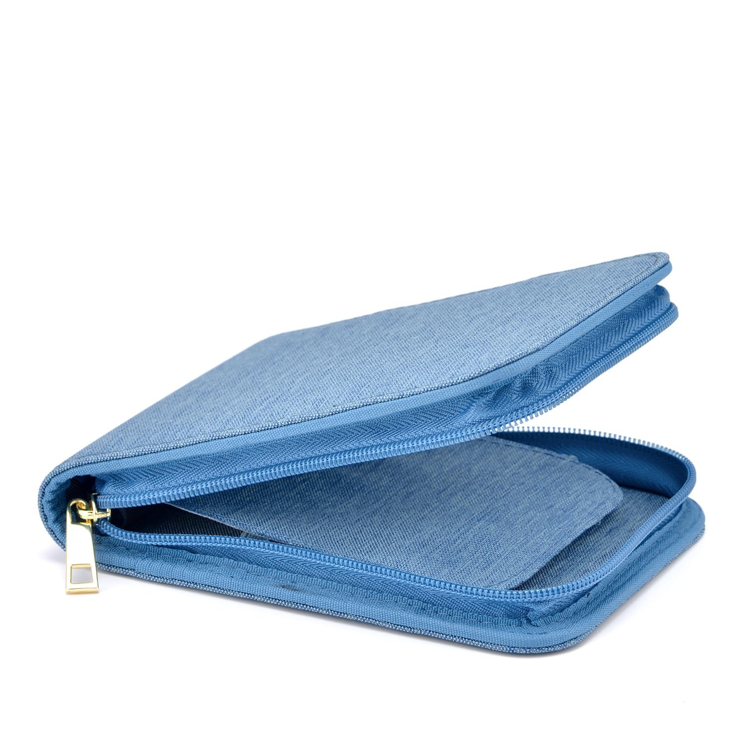 12 Fountain Pen Case, Rollerball Pen Case Blue Color, Waterproof Canvas Pen D…