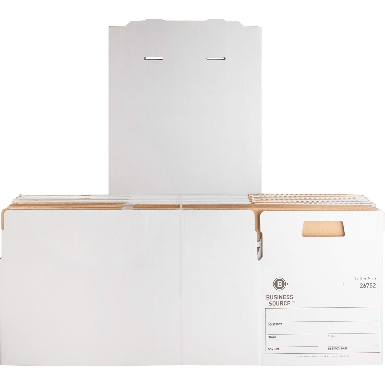 Business Source Lift-off Lid Light Duty 12″x24″x10″, Storage Box & Drawers