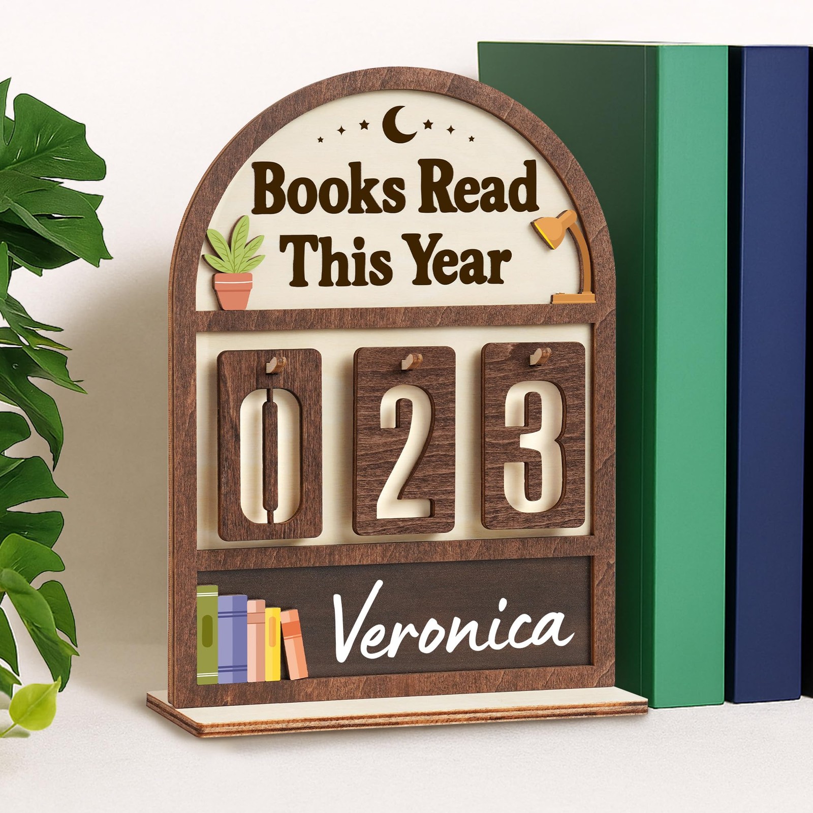 Books Read This Year Counter Valentines Day Gifts For Women Readers, Personal…