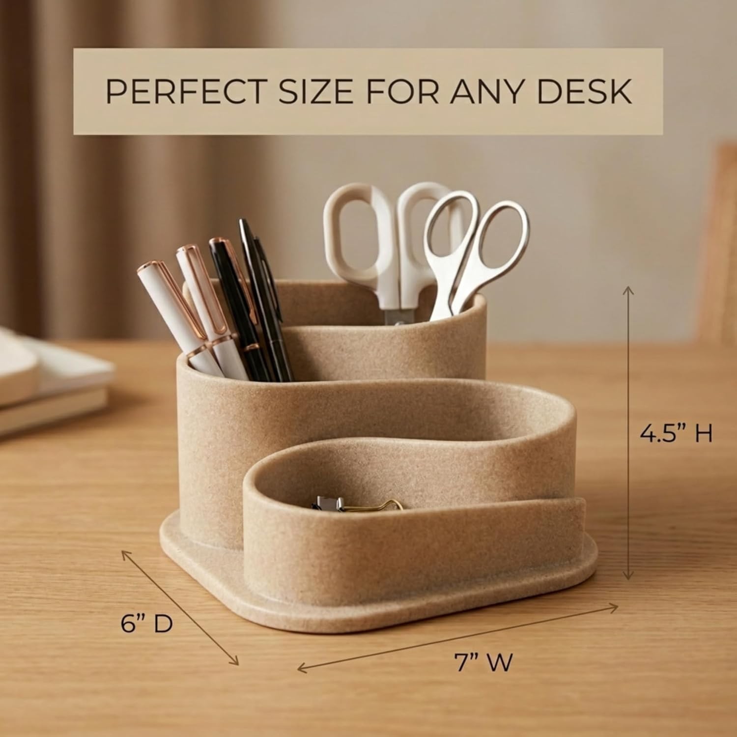 AESTHETIC DESK ORGANIZER PEN HOLDER Office Supplies Modern Home Workspace Design
