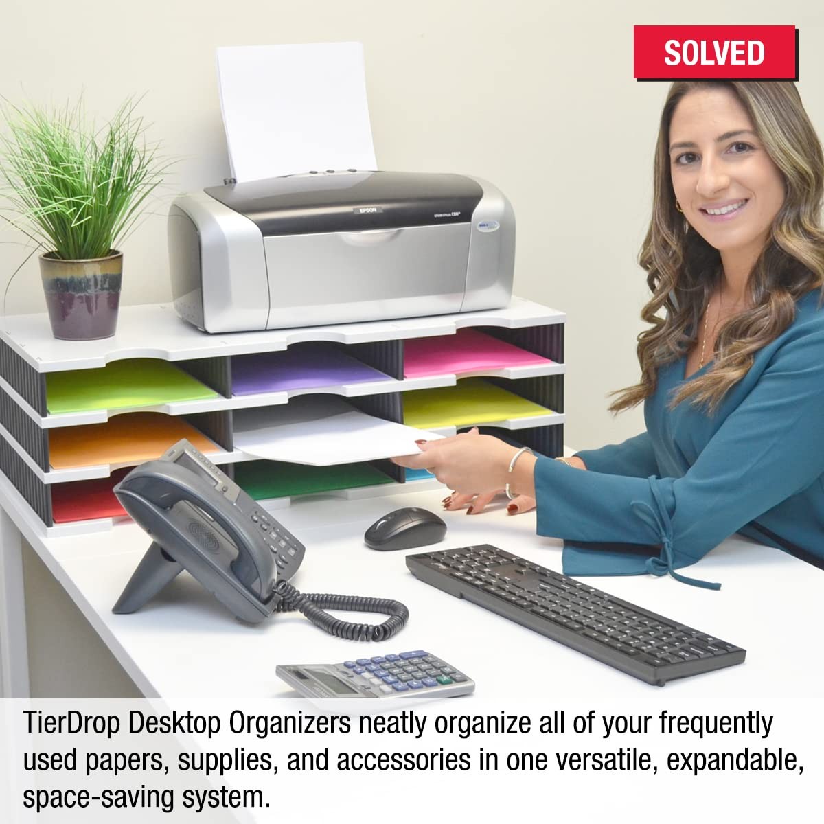 TierDrop Desktop Organizer Document, Forms, , and Classroom Sorter. 9 Letter …