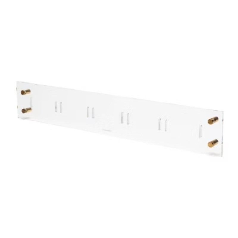 Acrylic Rail: Clear Desk Organizer for Office Supplies, 24" Wide