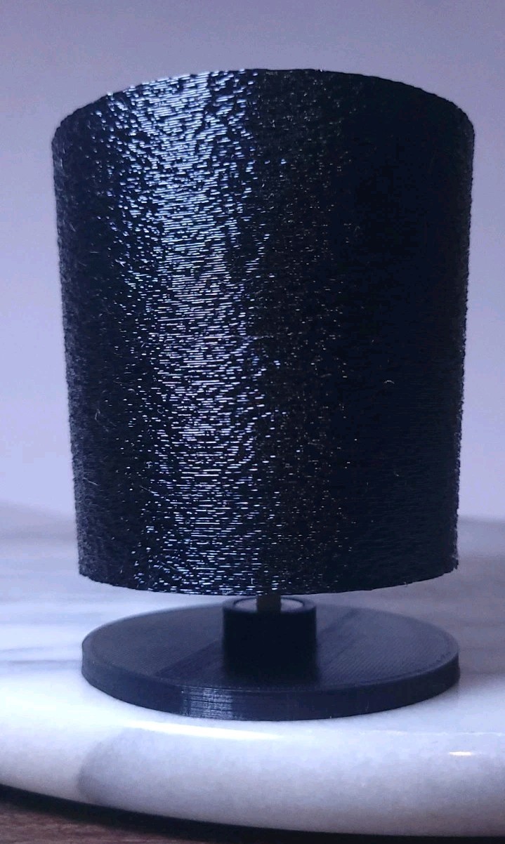 Magnetically Levitated 360° Rotating Pen Pencil Holder – 6 Slot, Black