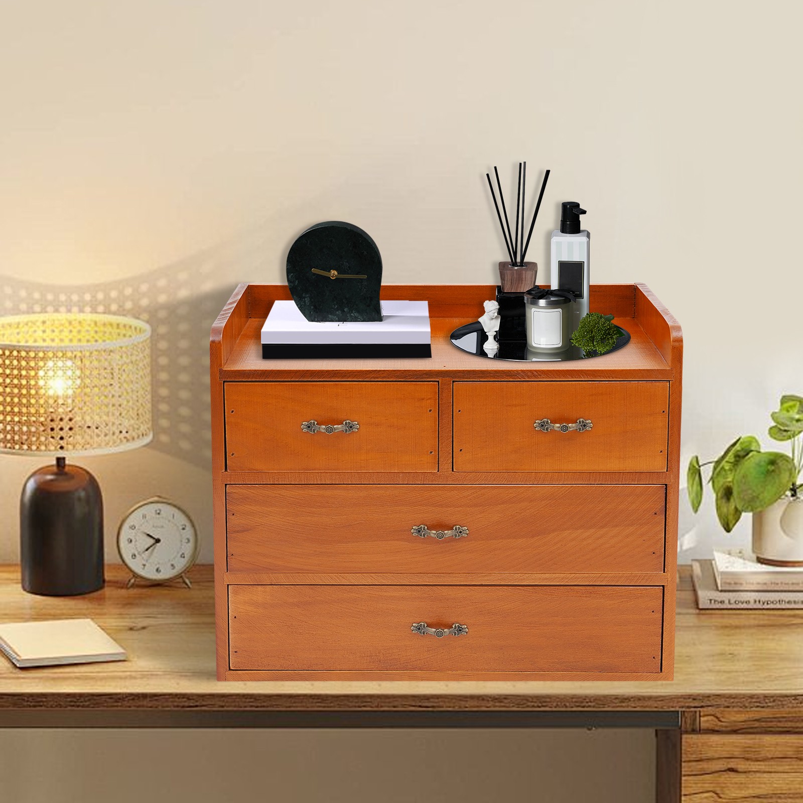 Desk Drawer Organizer, Desktop Organizer With Drawers, Office Organization