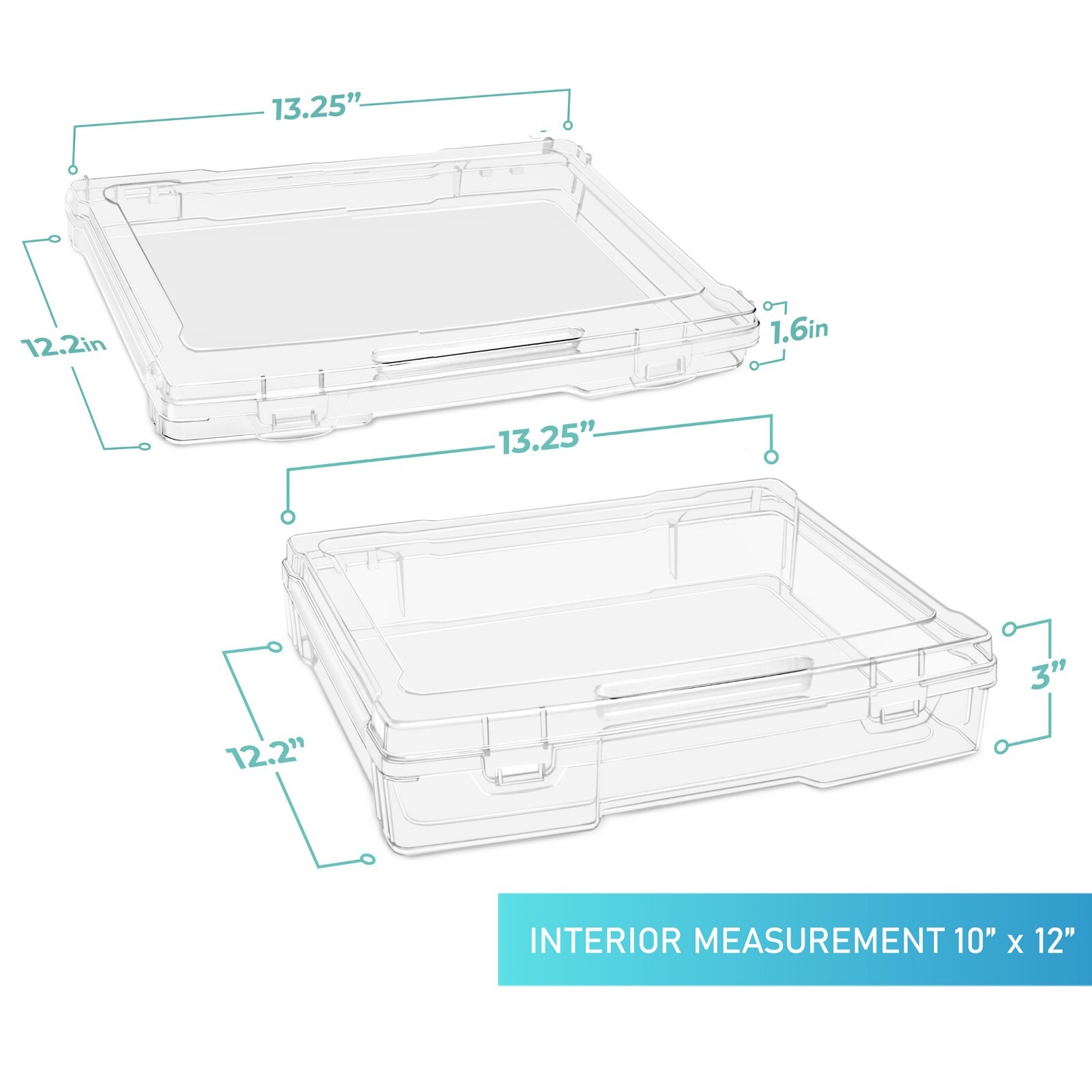 Sorbus 9-Piece Variety Pack Hanging File Organizer Bins – Thick and Thin Trays