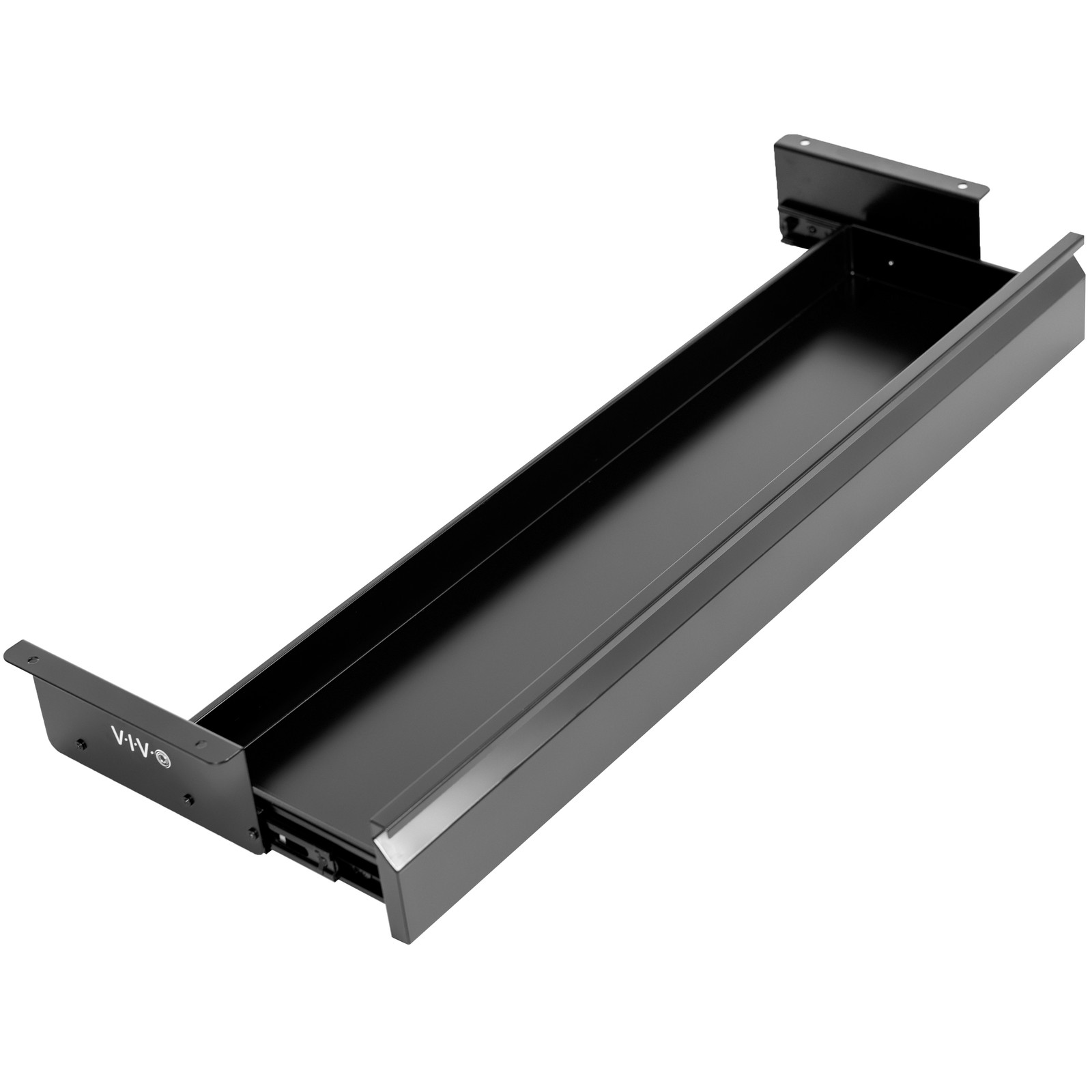 VIVO Black Space Saving 33″ Pull Out Under Desk Storage Drawer without Shell
