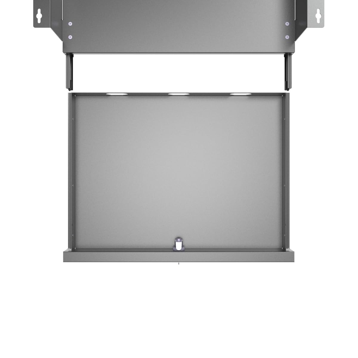 Under Desk Lockable Sliding Drawer Cable Management Storage 17x12x3.2 Inch