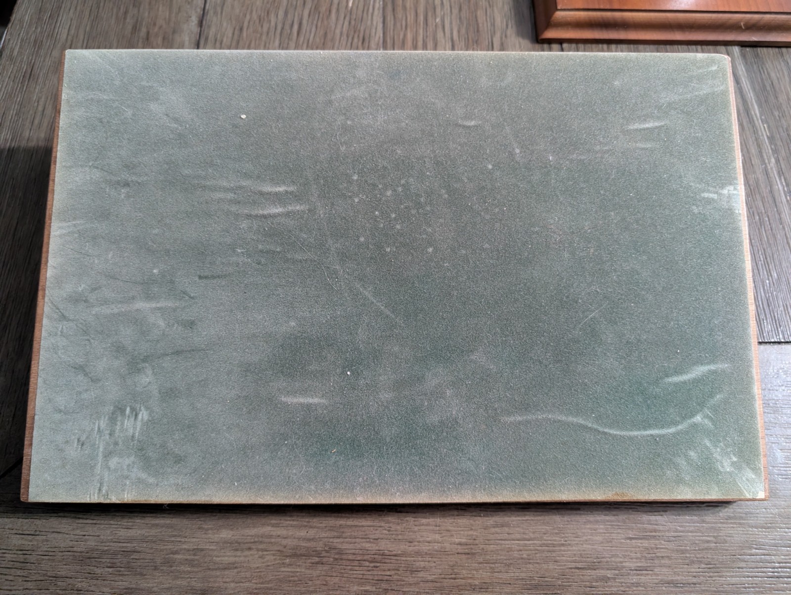 Vintage Wood Mens Desk Top Organizer 1967. Canada 1867-1967 Centennial Coin