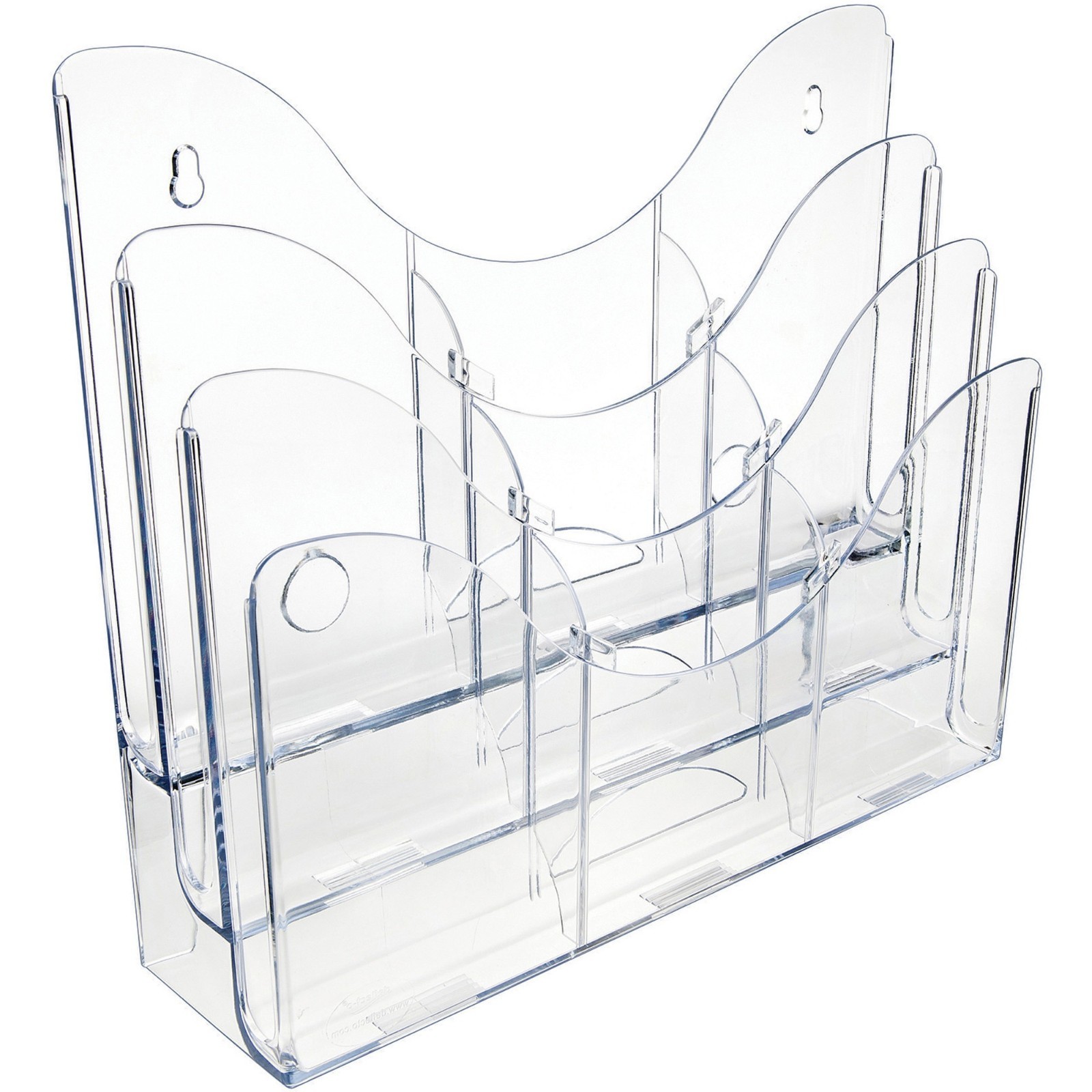 Deflecto 47631 3 Tier Document Organizer Clear 9 Compartments