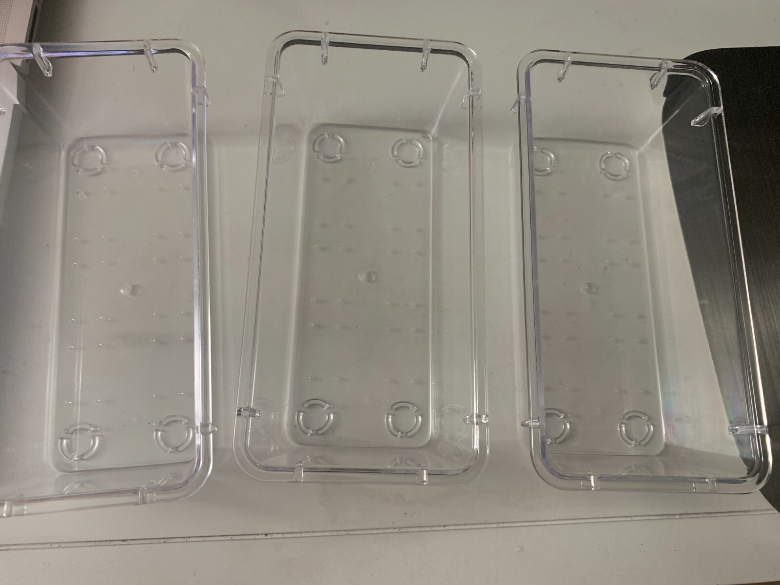Brightroom Small 8″ x 4″ x 2″ Plastic tray and 5 X2 X 1.5 other trays
