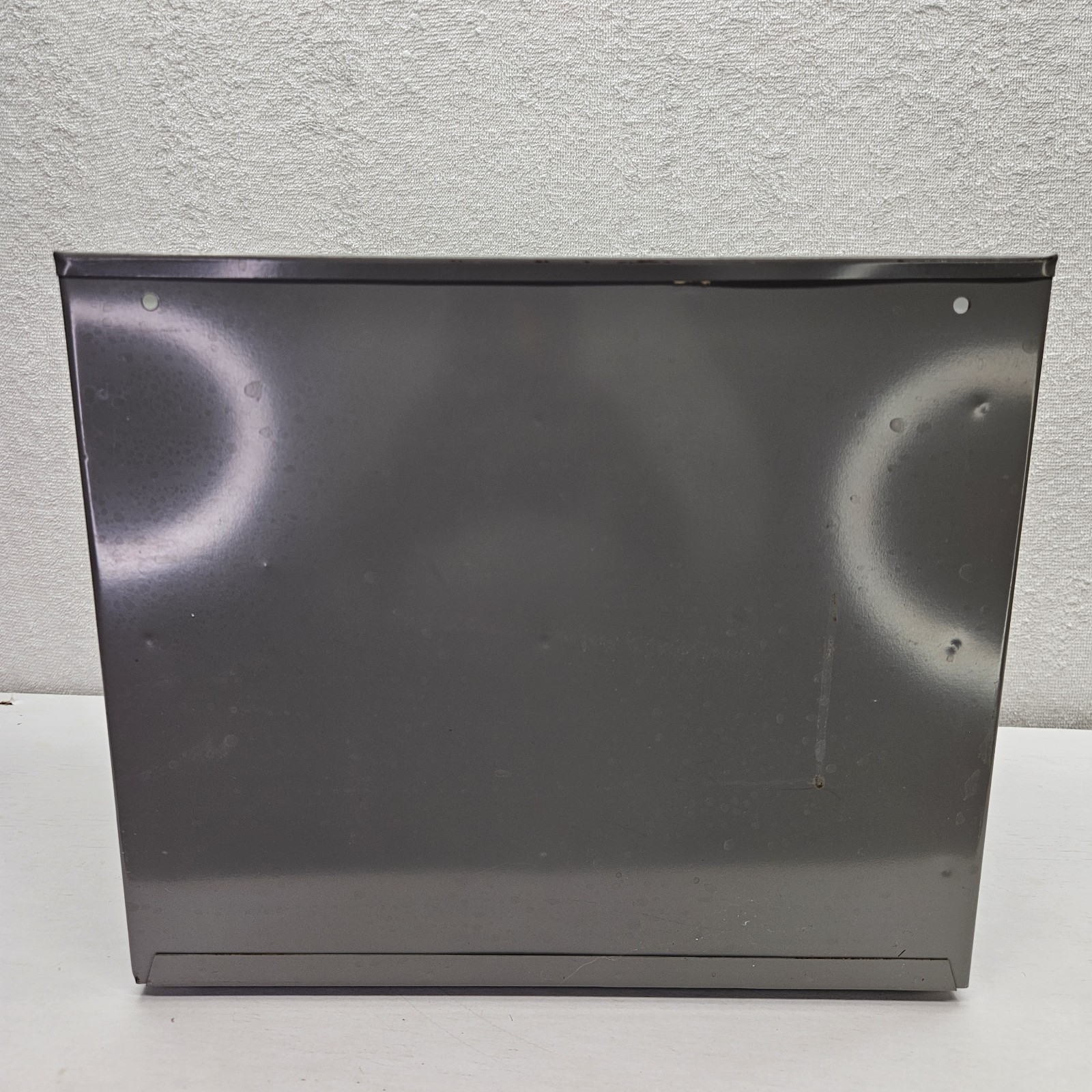 Steel desktop file organizer 4 tiers Gray