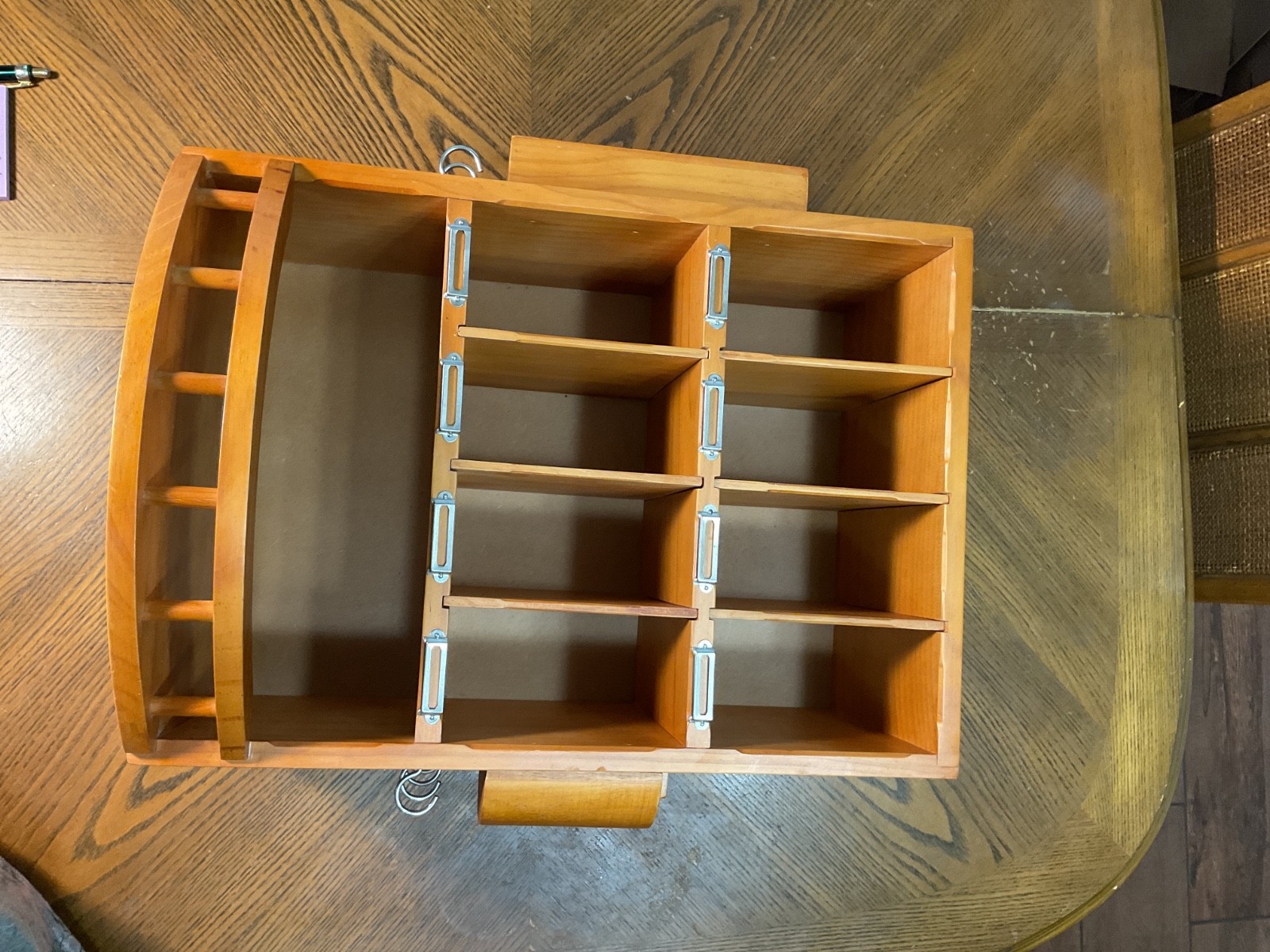 Gramata Wooden Mail Organizer Natural Finish NA8242 17.5″x15”x9.5”
