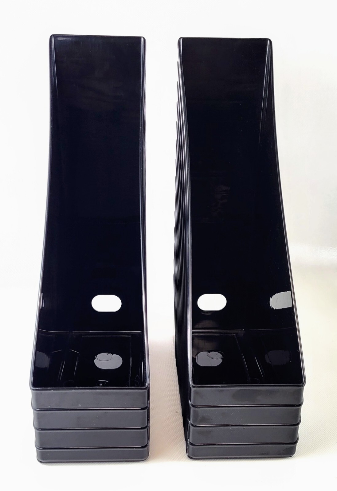 2 Vtg 1985 Eldon Office Products File Folder Magazine Bookcase Shelf Organizers