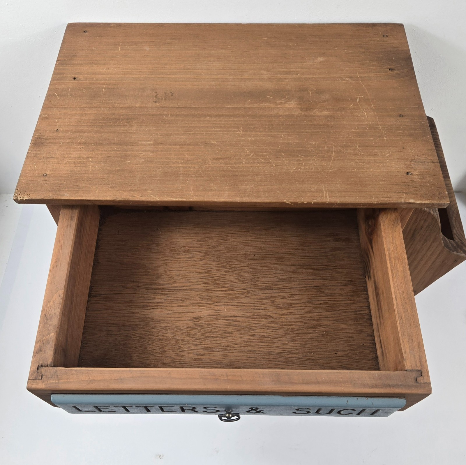 Wooden Tabletop Desk Organizer w/Drawers & Side Storage 19″x10.5″x12″